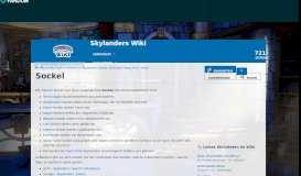 
							         Sockel | Skylanders Wiki | FANDOM powered by Wikia								  
							    