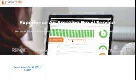 
							         SocketLabs | Email Delivery Services, API, SMTP, Parsing ...								  
							    