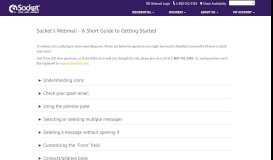 
							         Socket's Webmail - A Short Guide to Getting Started | Socket ...								  
							    