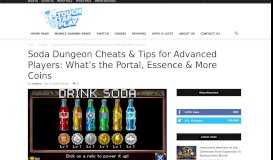 
							         Soda Dungeon Cheats & Tips for Advanced Players: What's the Portal ...								  
							    
