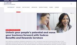 
							         Sodexo Employee Benefits and Rewards Services								  
							    