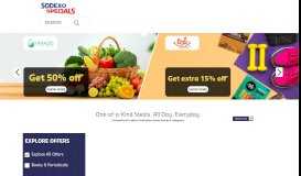 
							         Sodexo Specials: Exclusive Offers for Meal & Gift Cardholders								  
							    