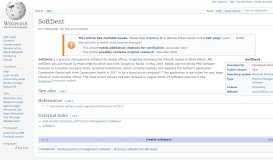 
							         SoftDent - Wikipedia								  
							    