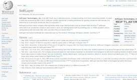 
							         SoftLayer - Wikipedia								  
							    