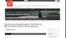 
							         Software and Applications - Staff Portal | Information Systems ... - DCU								  
							    