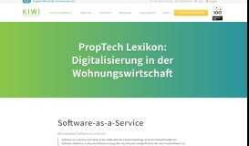
							         Software-as-a-Service | KIWI - Kiwi.ki								  
							    