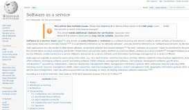 
							         Software as a Service – Wikipedia								  
							    