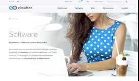 
							         Software | cloudtec AG								  
							    