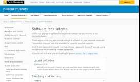 
							         Software for students - Current Students - Curtin University								  
							    
