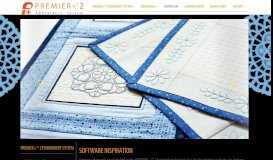
							         Software Inspiration - PREMIER+™ 2 Embroidery System								  
							    