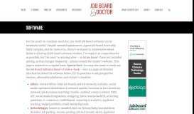 
							         Software – Job Board Doctor								  
							    
