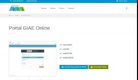 
							         Software - Portal GIAE Online - MICROABREU, LDA								  
							    
