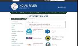 
							         Software Portal Links - Indian River School District								  
							    