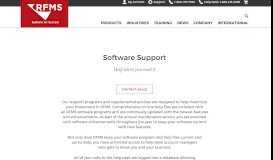 
							         Software Support – RFMS								  
							    