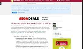 
							         Software-update: BlackBerry UEM 12.10 MR1 - Computer ... - Tweakers								  
							    
