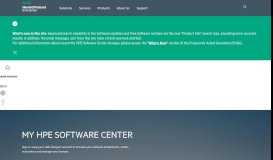 
							         Software Updates and Licensing | HPE® Official Site - HPE Passport								  
							    