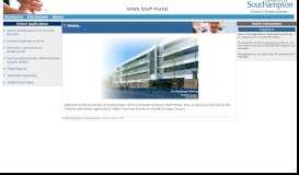 
							         SOHS Staff Portal | Home								  
							    