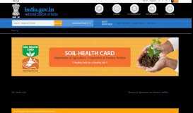 
							         Soil Health Card | National Portal of India								  
							    