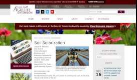 
							         Soil Solarization: Use the Sun's Power to Control Weeds, Pests, Bacteria								  
							    