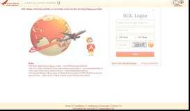 
							         SOL Login - Air India								  
							    