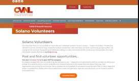 
							         Solano Volunteers – Center for Volunteer & Nonprofit Leadership								  
							    