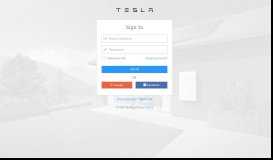 
							         Solar Account - Login | Tesla								  
							    