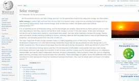 
							         Solar energy - Wikipedia								  
							    