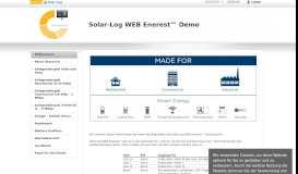 
							         Solar-Log WEB Enerest™ Demo - Solar-Log™ Logo								  
							    