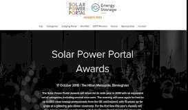 
							         Solar Power Portal Awards								  
							    