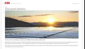 
							         Solar power solutions - everything you need for sustainable success ...								  
							    