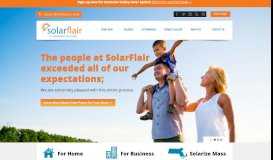 
							         SolarFlair Energy Inc.								  
							    