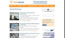 
							         SolarServer: Startseite | Solar-Server - Das Internetportal zur ...								  
							    