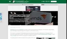 
							         SolarWinds Acquires Passportal for MSP Password Management as a ...								  
							    