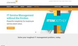 
							         SolarWinds: IT Management Software & Monitoring Tools								  
							    