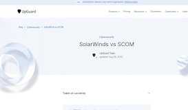 
							         SolarWinds vs SCOM - UpGuard								  
							    