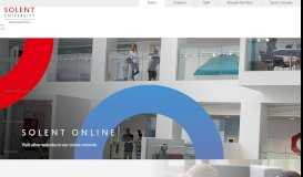 
							         Solent's online network - Solent University								  
							    