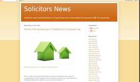 
							         Solicitors News								  
							    