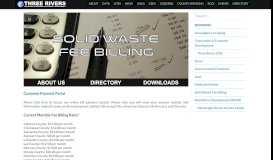 
							         Solid Waste Fee Billing Division - Three Rivers Planning ...								  
							    