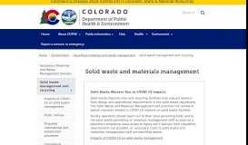 
							         Solid waste management | Department of Public Health and ...								  
							    