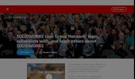 
							         SolidWorks User Group Network								  
							    