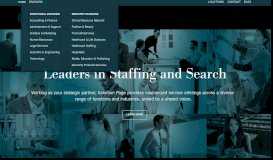 
							         Solomon Page: Staffing Solutions & Executive Search								  
							    