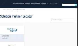 
							         Solution Partner Locator - AudioCodes								  
							    