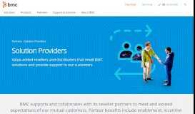 
							         Solution Providers - BMC Software								  
							    