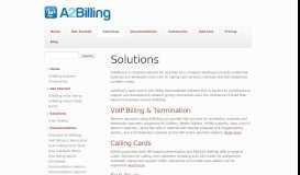 
							         Solutions | A2Billing								  
							    