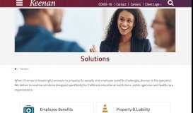 
							         Solutions - Employee Benefits, Property & Liability, Workers ...								  
							    