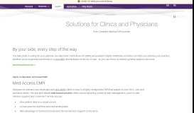 
							         Solutions for Clinics and Physicians | TELUS Health								  
							    