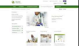 
							         Solutions for Employers from Quest Diagnostics : Employers								  
							    