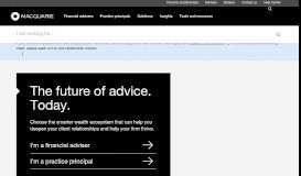 
							         Solutions for Financial Advisers | Advisers | Macquarie								  
							    
