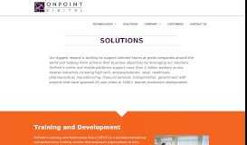 
							         Solutions - OnPoint Digital								  
							    