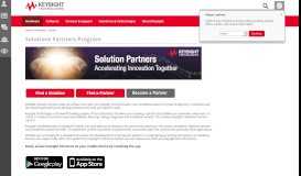 
							         Solutions Partners Program | Keysight (formerly Agilent's Electronic ...								  
							    